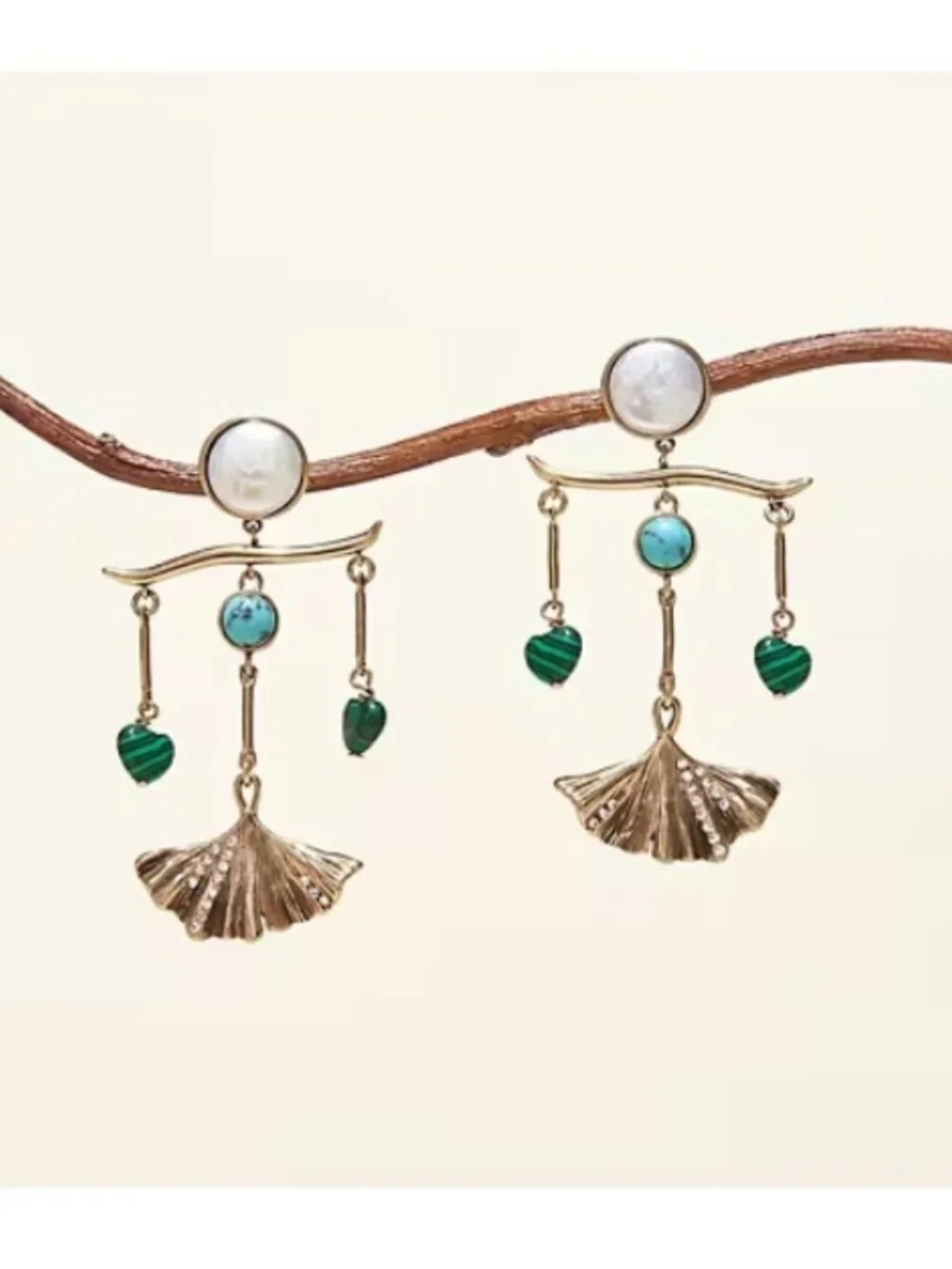 ✨ NEW Mignonne Gavigan Gingko Lux Drop Earrings